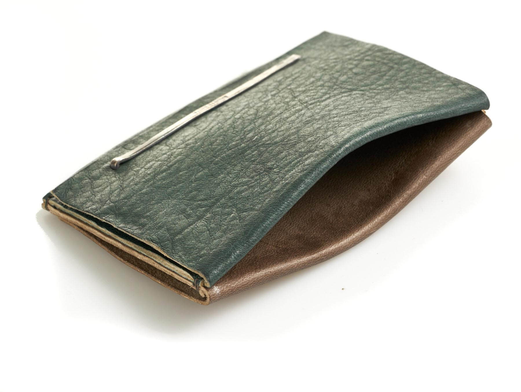 DANIELE BASTA | leather wallet - double card front